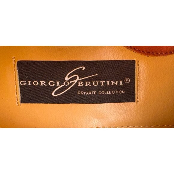 Giorgio Brutini Private Collection Men's Rust Suede Ankle Boots 8.5 NWB - Picture 9 of 9